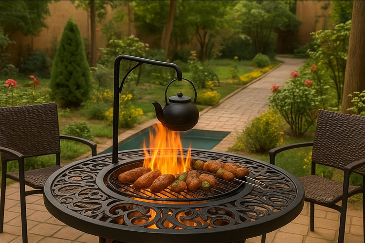 آتشدان مدل گرد مهر