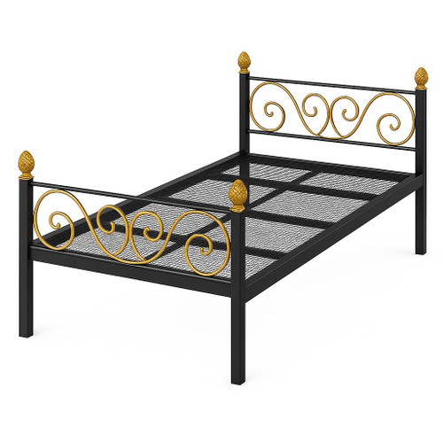 تخت فرفورژه مدل ونوسا رنگ مشکی